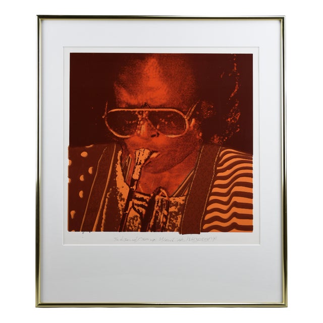 Nick Oudshoorn, Miles Davis Kind of Orange, Screen Print, 1996 For Sale