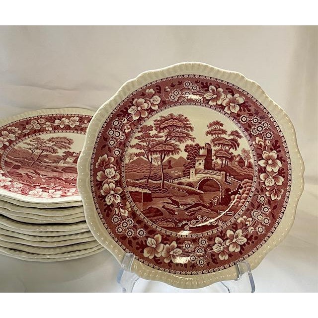 1920s Vintage 1920s Copeland Spode Dinner Plates - Set of 12 For Sale - Image 5 of 6