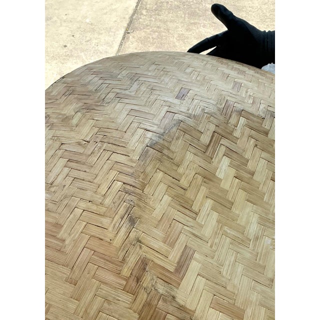 Vintage Geometric Wood Inlay Tray For Sale - Image 16 of 16