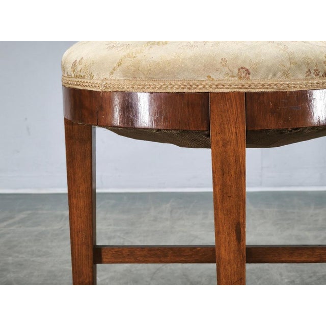 Wood Art Deco Walnut and Beech Stools, Czechoslovakia, 1930s, Set of 2 For Sale - Image 7 of 12