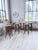 Set of 8 Baumann-style bistro bar stools. Made of walnut, we love their color and overall look. They show signs of age and...