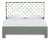Mar Platform Bed King, Evergreen For Sale