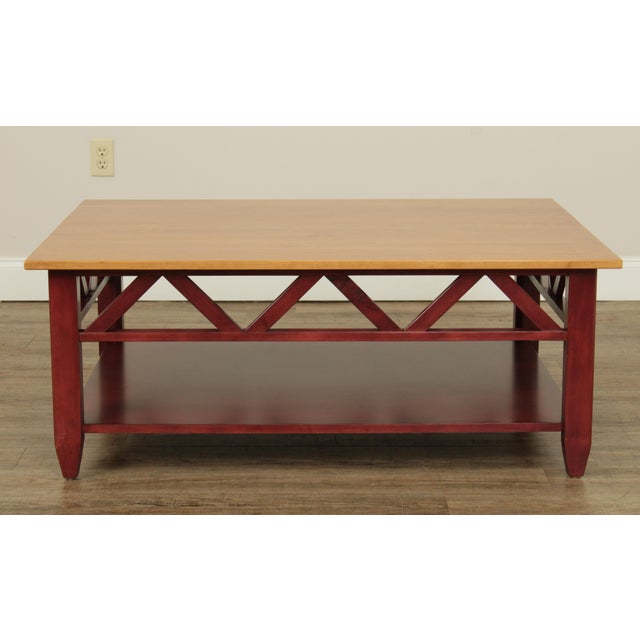 Ethan Allen Country Colors Collection Coffee Table Chairish
