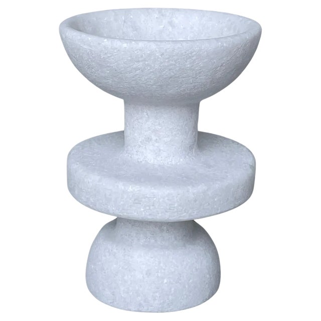 Naxian Marble Vase by Tom Von Kaenel For Sale