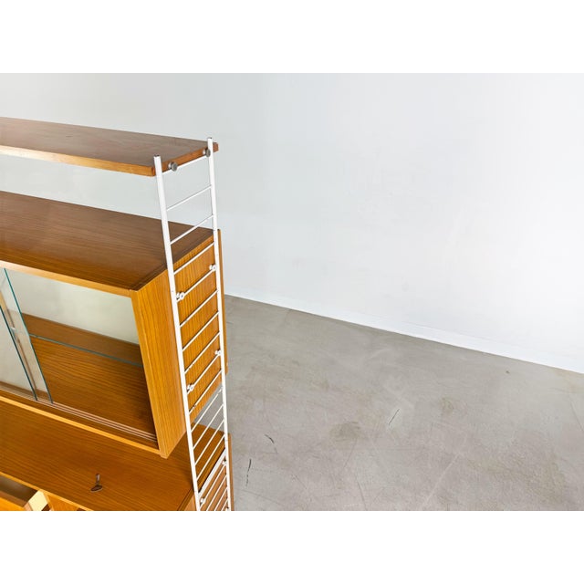 Mid-Century Ladder Wall Shelf from Veb Stralsund For Sale - Image 6 of 8
