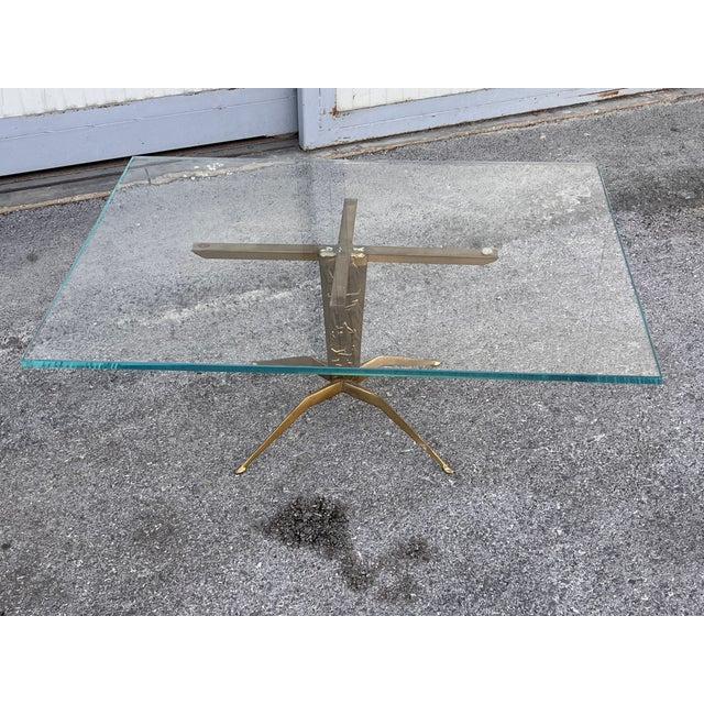 Gold Coffee Table by Duilio Barnabe, 1950s For Sale - Image 8 of 11