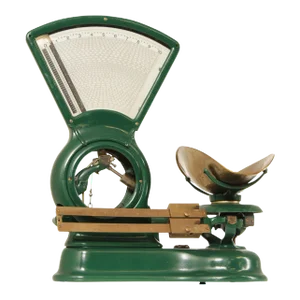 1910s Dayton Computing Enameled Steel Thirty Pound Scale