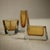 Carrara Polished Amber Glass Vase, 3" For Sale - Image 4 of 5