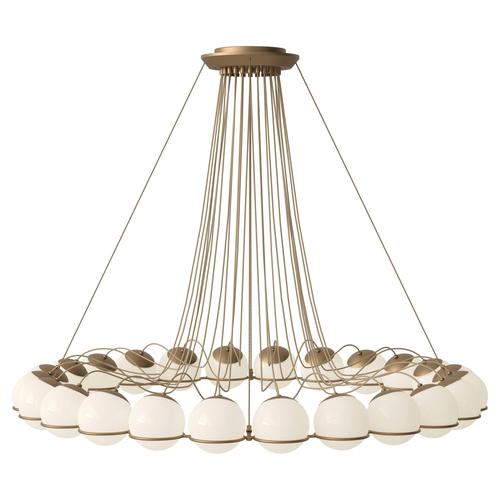 Model 2109/24/14 Lamp with Champagne Structure by Gino Sarfatti For Sale - Image 18 of 18