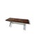 Mid-Century Modern Coffee Table with Chrome Frame For Sale - Image 5 of 7