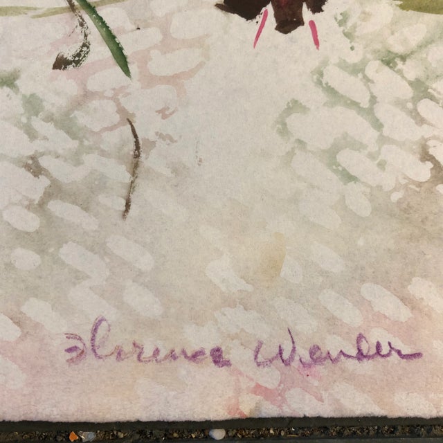 Original painting on paper Signed bottom middle 15 x 22 unframed