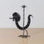 1950s French Black Iron Rooster Candlestick For Sale In Los Angeles - Image 6 of 10