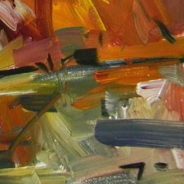 Expressionist Jose Trujillo Original Oil Painting Landscape Southwest