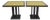 Pair of Cerused Oak Table With Yellow Laquered Top For Sale