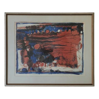 Denice Zetterquist, Composition, Color Lithograph, 1965, Framed For Sale