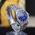 Rolex Datejust 16014 Blue Vignette Diamond Dial 36mm Steel White Gold Watch For Sale - Image 12 of 17