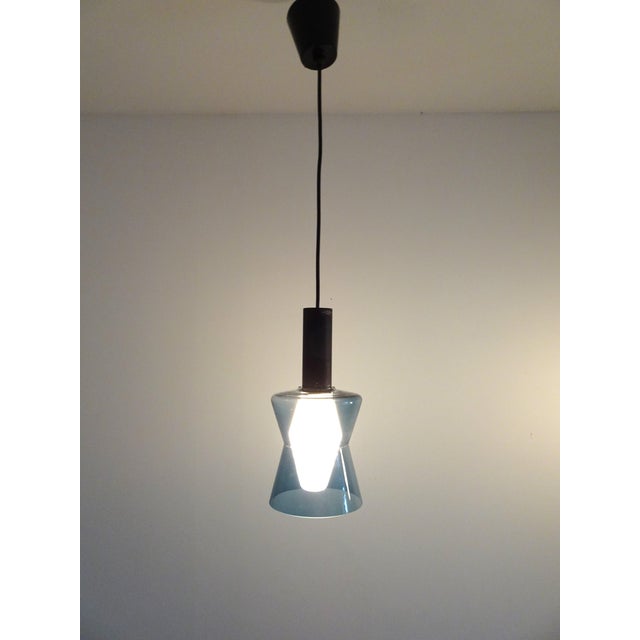 K2-135 Lamps in Blue Glass by Tapio Wirkkala for Idman, 1960s, Set of 2 For Sale - Image 12 of 18