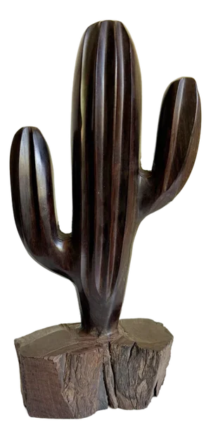 14" Ironwood Saguaro Cactus Figurine
