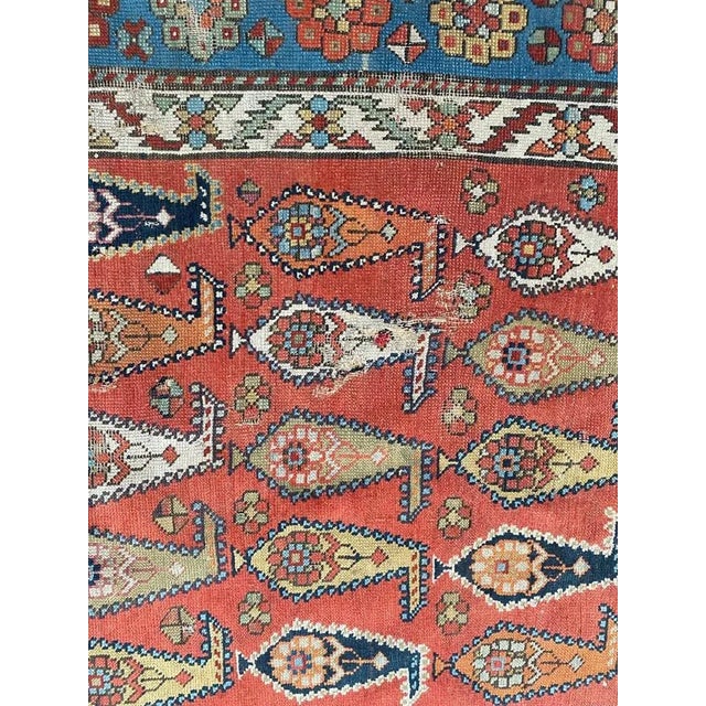 Antque Caucasian Guwan Rug For Sale - Image 14 of 17