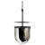 Traditional Urban Electric Co. SmokeBell Mirrored Pendant Light Chandelier For Sale - Image 3 of 9