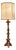 Baroque Wooden Candlestick Table Lamp For Sale