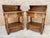 Spanish Mid 20th Century Spanish Wood Nightstands, Set of 2 For Sale - Image 3 of 18