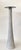 1980s Gueridon Display Column Waiting Room Model in White Carrara Marble and Lacquered Iron by Angelo Mangiarotti, 1980s For Sale - Image 5 of 5