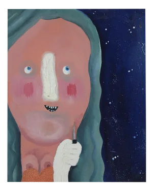 Inés Silvalde, Navajita, Mixed Media on Canvas, 2018