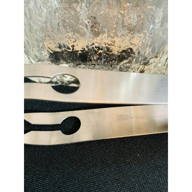 Metal Hoya Mid-Century Ice Bucket With All Original Pieces For Sale - Image 7 of 13