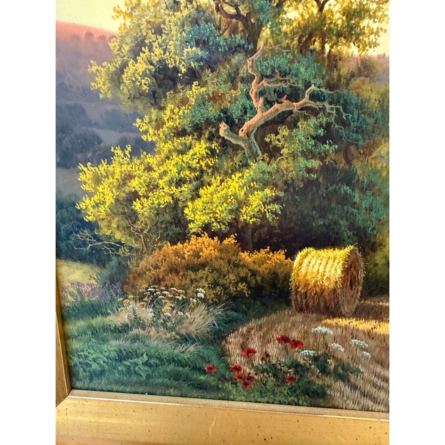 Daniel Van Der Putten "After the Harvest" Oil Painting, Signed For Sale - Image 9 of 12