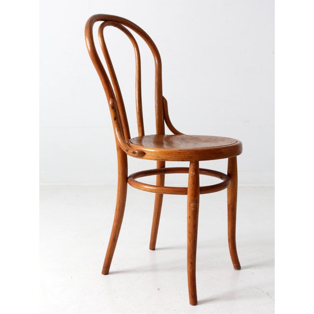 Antique Bentwood Cafe Chair For Sale - Image 9 of 12