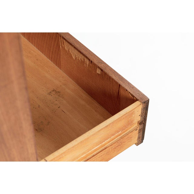 Mid-Century Danish Modern Teak Secretary Desk or Bar Cabinet Made in Denmark 1960s For Sale - Image 14 of 17
