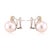Contemporary 18k South Sea Pearl & Yellow DIamond Earrings, A Pair For Sale - Image 3 of 3