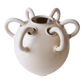 Embryo Vase in Wheel-Thrown Glazed Stoneware by Robin Kerr For Sale