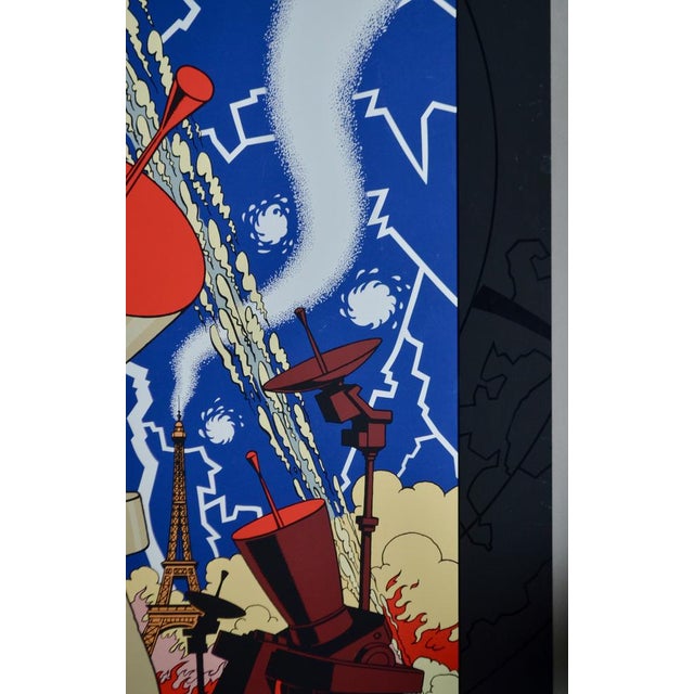 Edgar P. Jacobs, SOS Meteors, 1992, Serigraph For Sale - Image 13 of 15