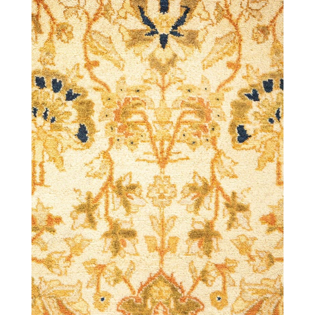 Traditional Mogul, One-of-a-Kind Hand-Knotted Area Rug - Ivory, 4' 1" x 6' 4" For Sale - Image 3 of 8