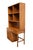 DIXIE FURNITURE Campaigner Collection Walnut 46" Student Writing Desk w. Bookcase Hutch Top 767-532 / 767-543 78.5" High...