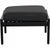 Black GE-290 Ottoman in Black Leather by Hans J. Wegner, 1980s For Sale - Image 12 of 12