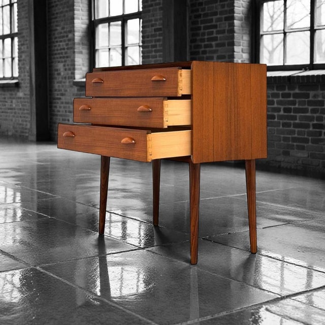 Danish Teak Chest of Drawers attributed to Arne Vodder, Denmark, 1960s For Sale - Image 14 of 17