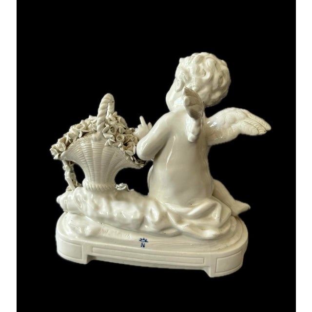Capodimonte Allegory of Spring in Porcelain, 1890s For Sale - Image 4 of 10