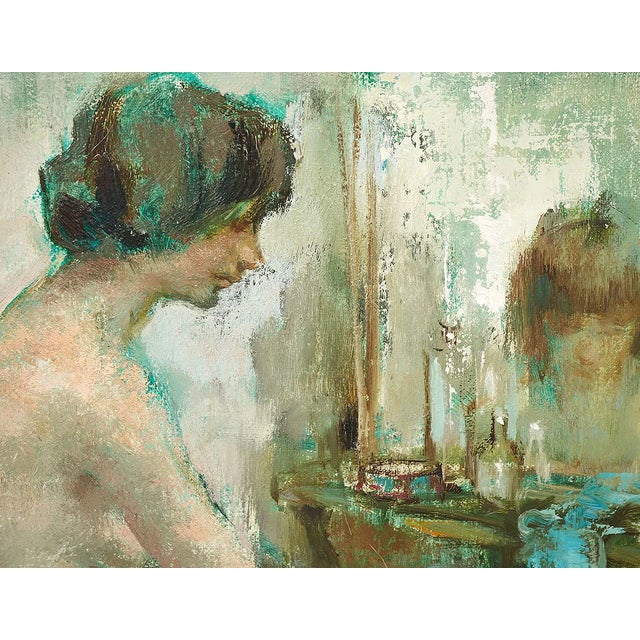 French Maryse Ducaire-Rogue French Nude OIl Painting For Sale - Image 3 of 5