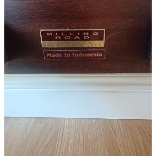 Mahogany Canopy Georgian Bed King by Baker Furniture / Milling Road For Sale - Image 12 of 12