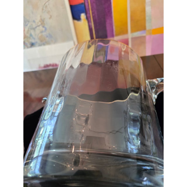 Vintage Mid Century Modern Baccarat Style Barware Ice Bucket For Sale In Boston - Image 6 of 7