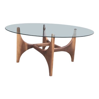 Contemporary Walnut Coffee Table