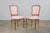 Early 20th Century French Louis XV Style Maple Dining Chairs in Blush Pink - Set of 8 For Sale - Image 5 of 12