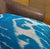 Moroccan 1990s Handwoven Silk Ikat Lumbar Cushion Cover For Sale - Image 3 of 10