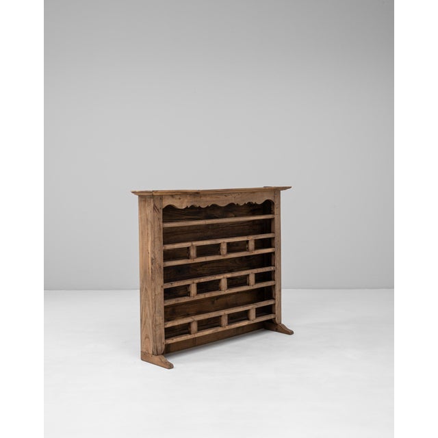 19th Century French Louis XV Oak Plate Rack For Sale - Image 18 of 18