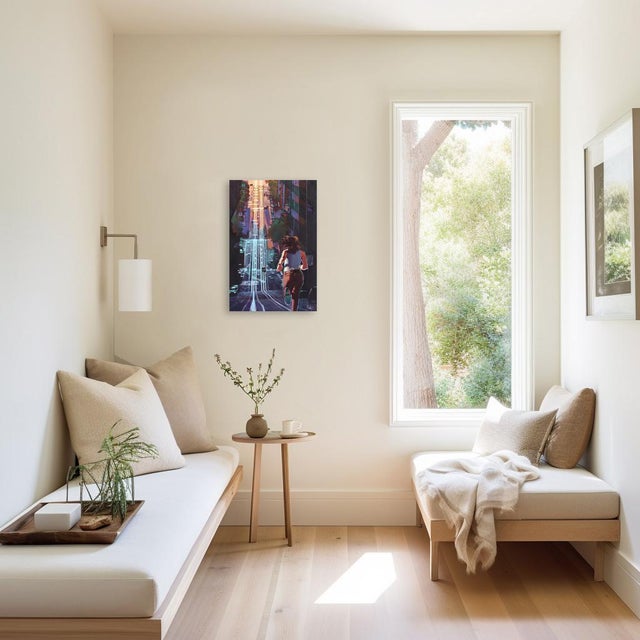 Textile Recovery - Oil Painting on Canvas Original Artwork by Michelle Fillmore For Sale - Image 7 of 9