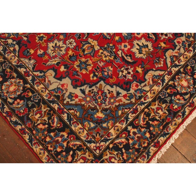 Middle Eastern Hand-Knotted Rug For Sale - Image 9 of 11