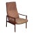 1970s Vintage Danish Mid Century Modern Chair by Milo Baughman For Sale
